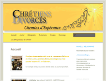 Tablet Screenshot of chretiensdivorces.org